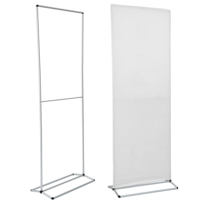 Natural Aluminium Slimline Display Stand Kit 2