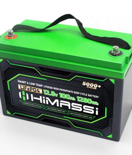 Himax 12V 100Ah 1280Wh LiFePO4 Battery