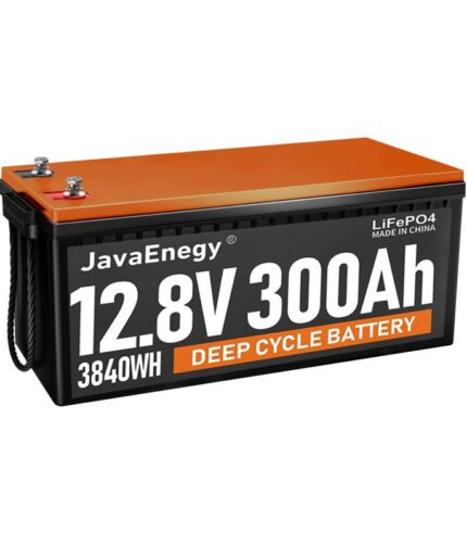 JavaEnergy 12V 300Ah LiFePO4 Battery