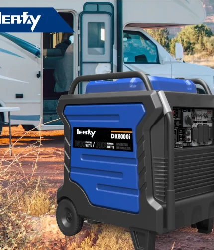 a blue and black generator